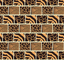 contemporary animal print rug